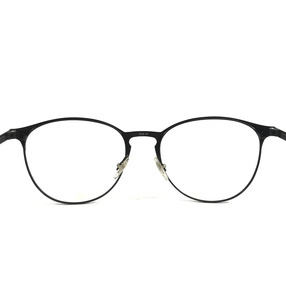 Ray-Ban Eyeglasses Frames RB6375 2944 Polished Black Round Full Rim 53-18-145